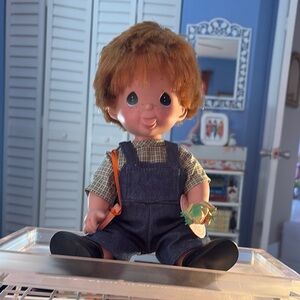 Adorable Kids Toy Doll with Brown Hair